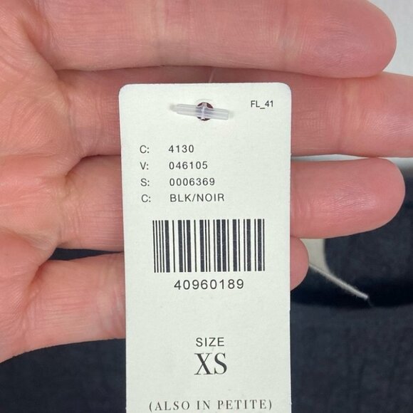 NWT Anthropologie Pelloux Black Open Shoulder Dress Size XS New Tags Minimalist - Picture 3 of 13